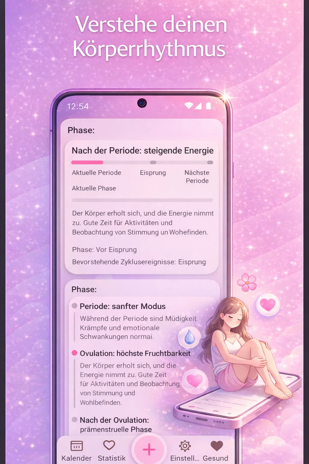 RosyCycle App Screenshot 2